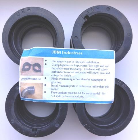 GL 1000, GL 1100. Vervangrubber inlaatspruitstuk.